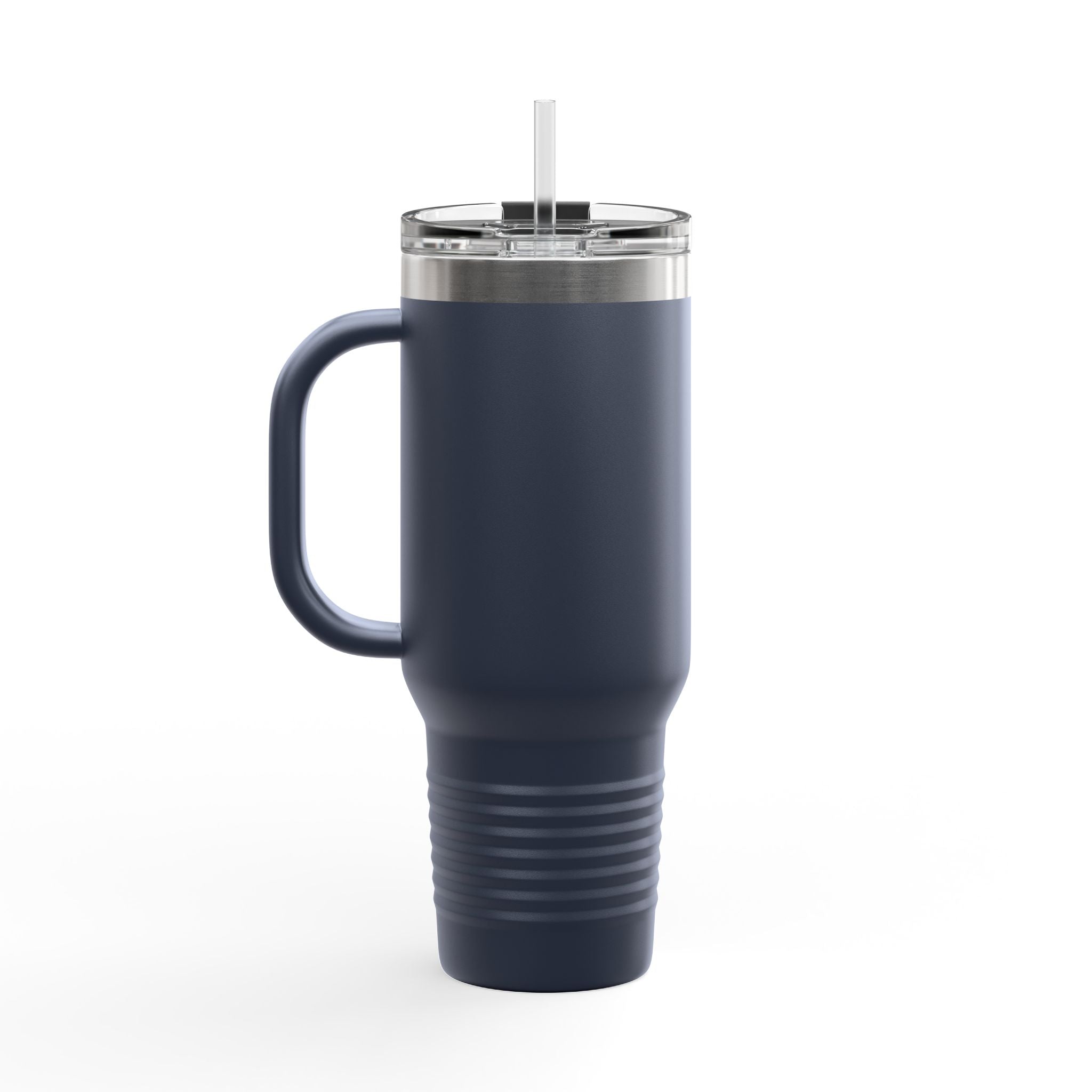 40oz Insulated Travel Mug — Durable Stainless Tumbler with Straw (Desforges)