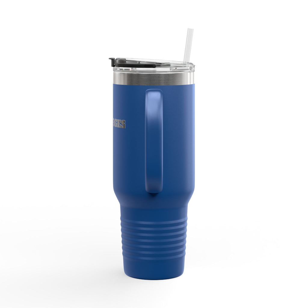 40oz Insulated Travel Mug — Durable Stainless Tumbler with Straw (Desforges)