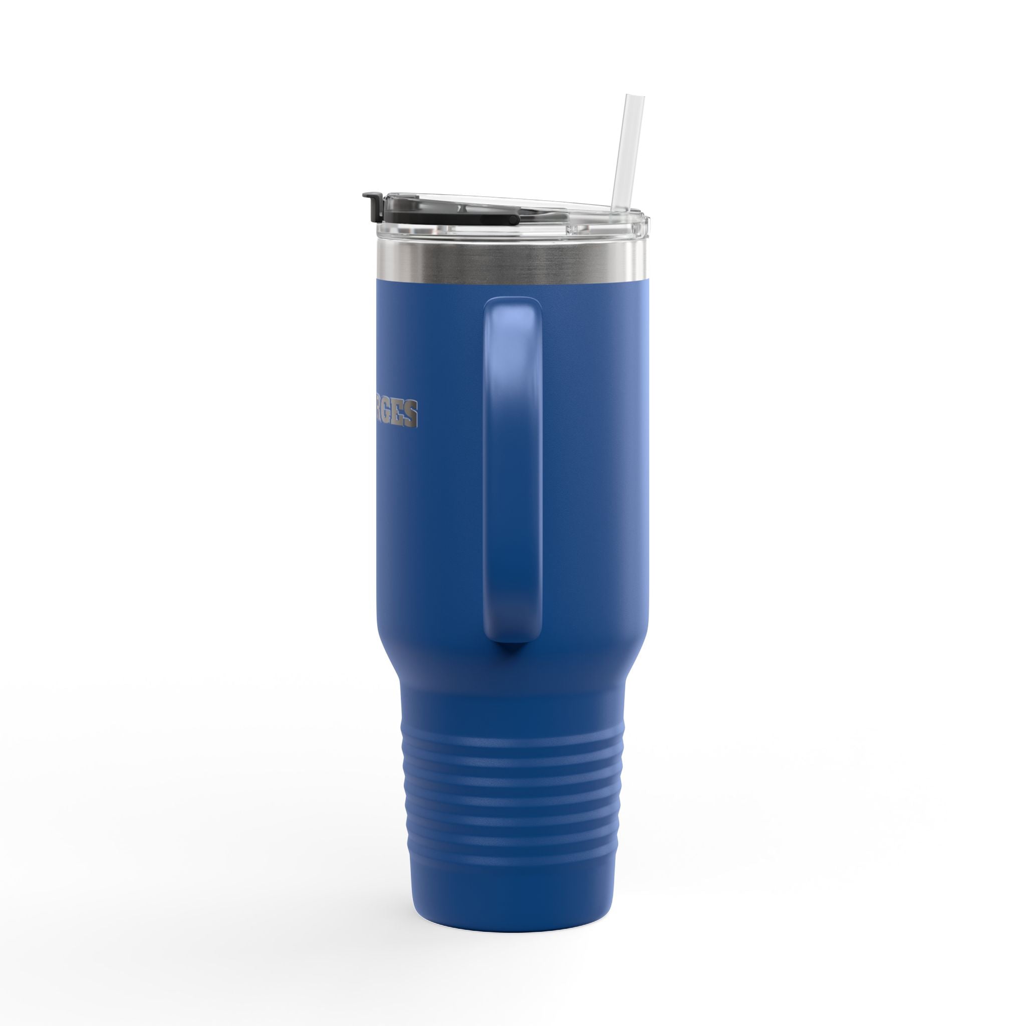 40oz Insulated Travel Mug — Durable Stainless Tumbler with Straw (Desforges)