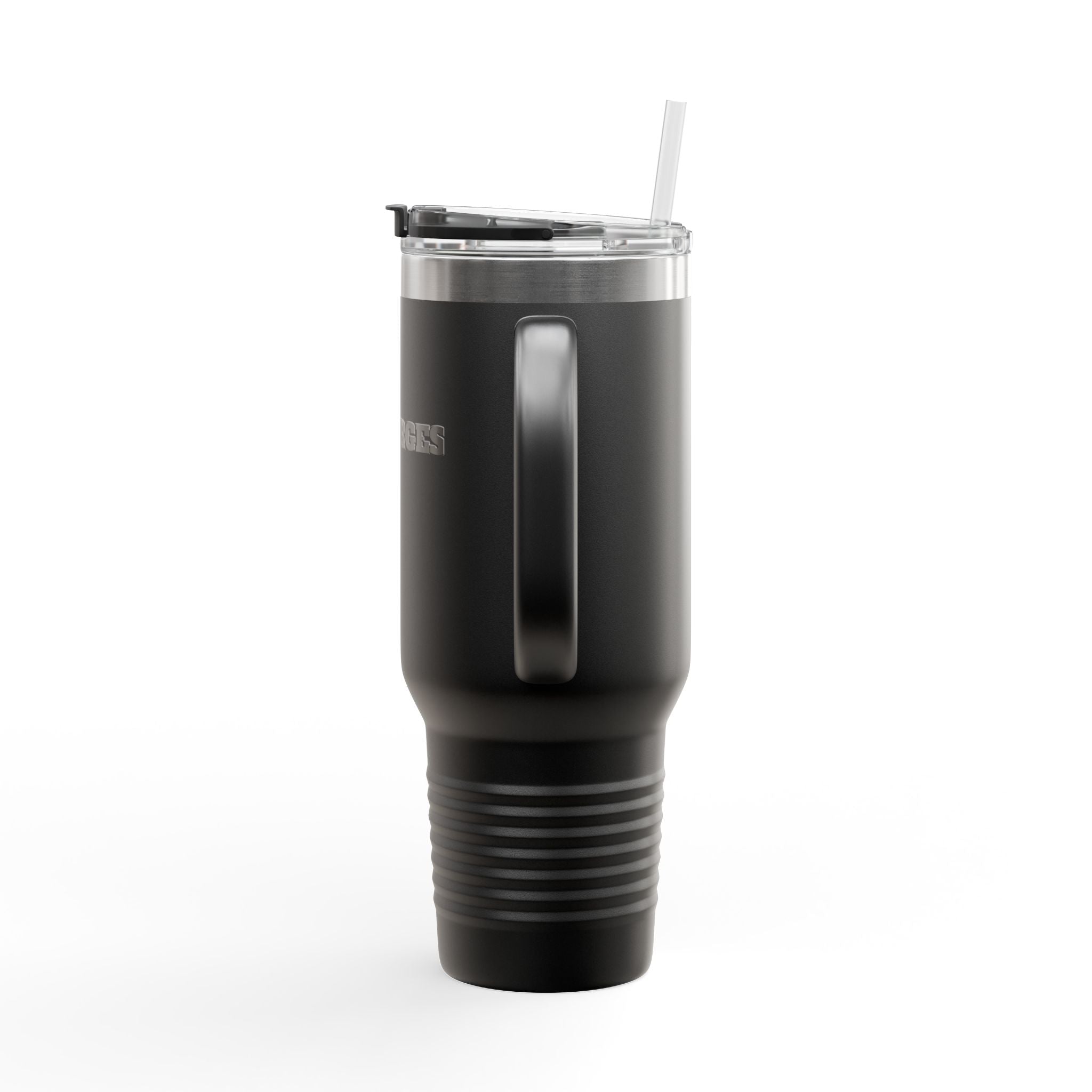 40oz Insulated Travel Mug — Durable Stainless Tumbler with Straw (Desforges)