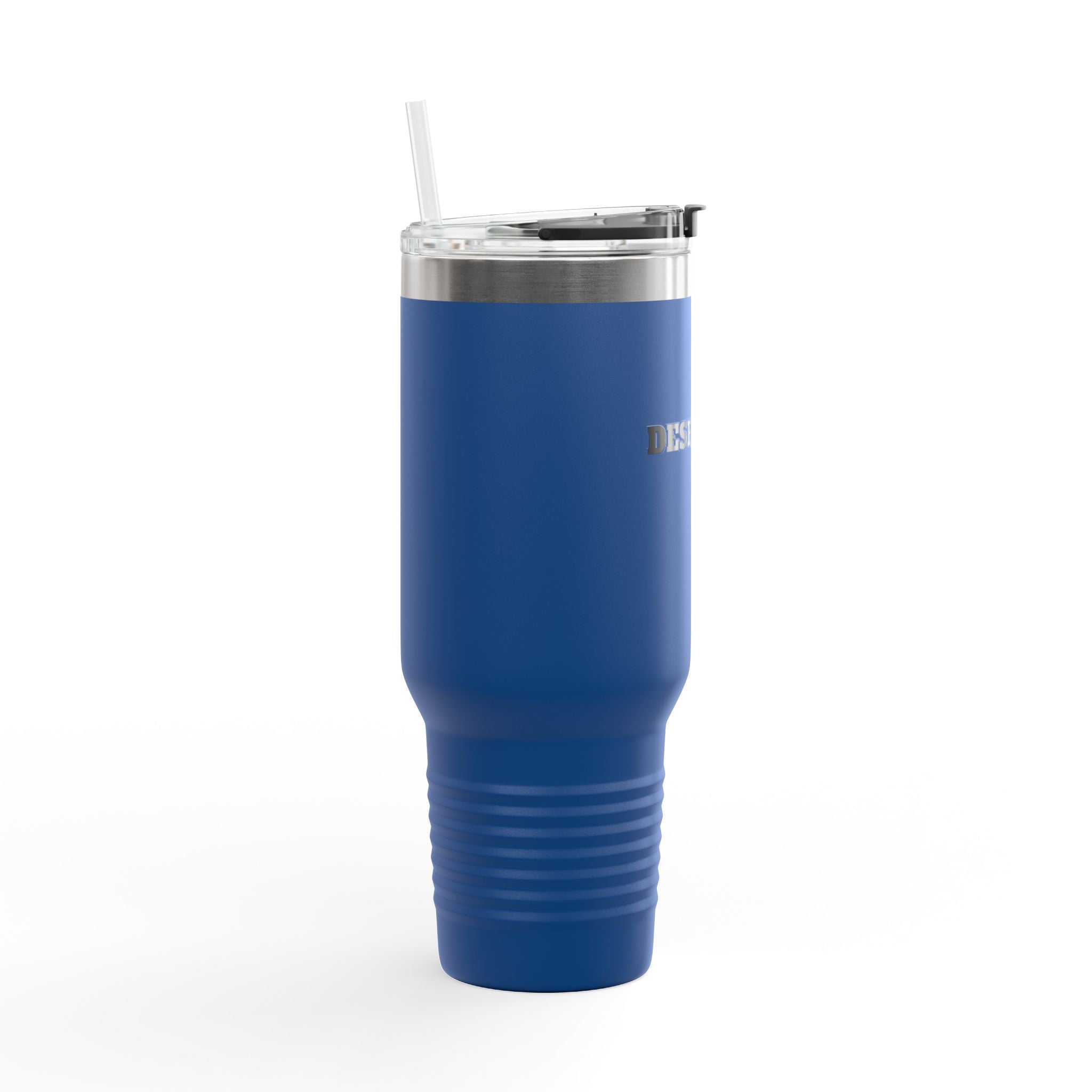 40oz Insulated Travel Mug — Durable Stainless Tumbler with Straw (Desforges)