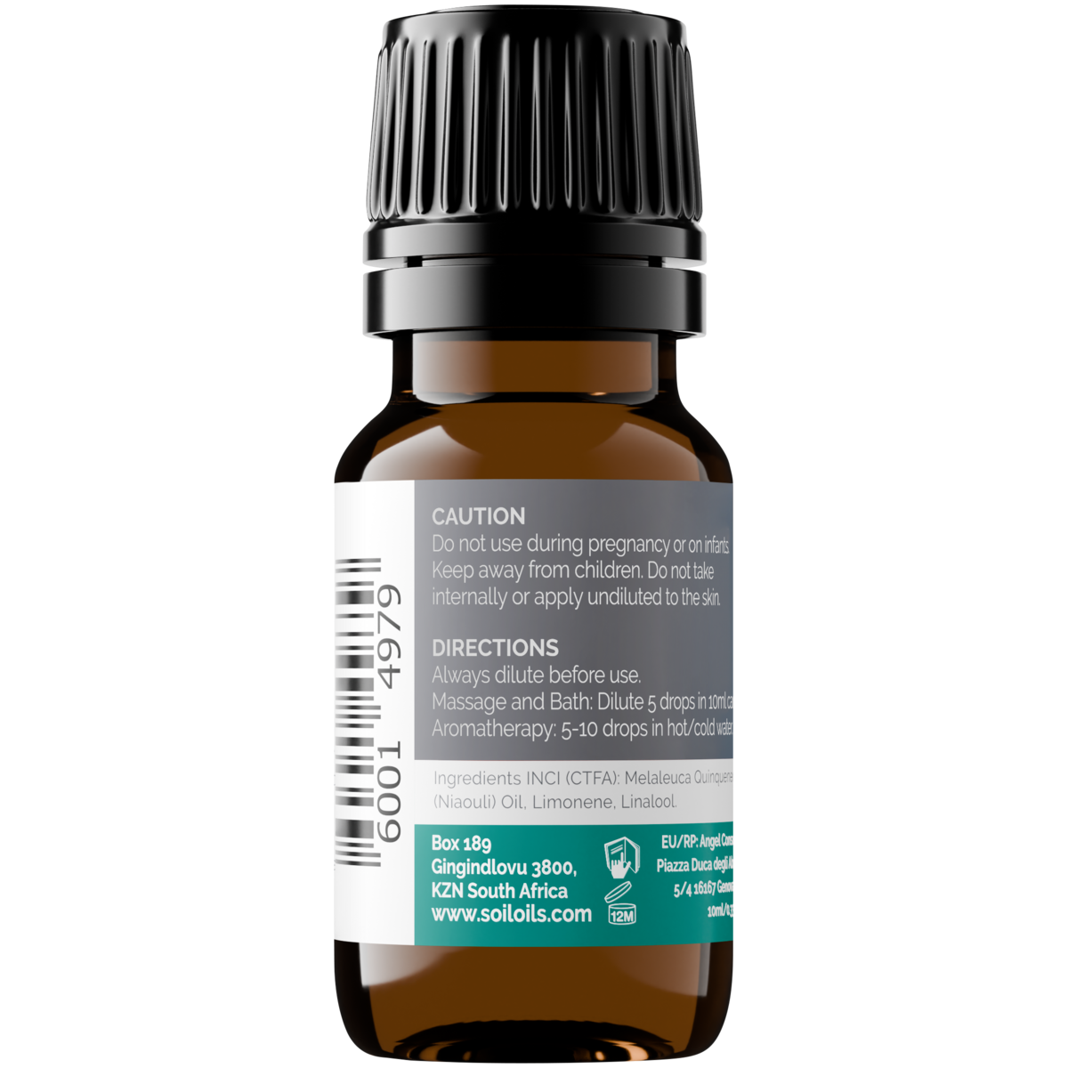 Organic Niaouli Essential Oil (Melaleuca QuinQuenervia) 10ml