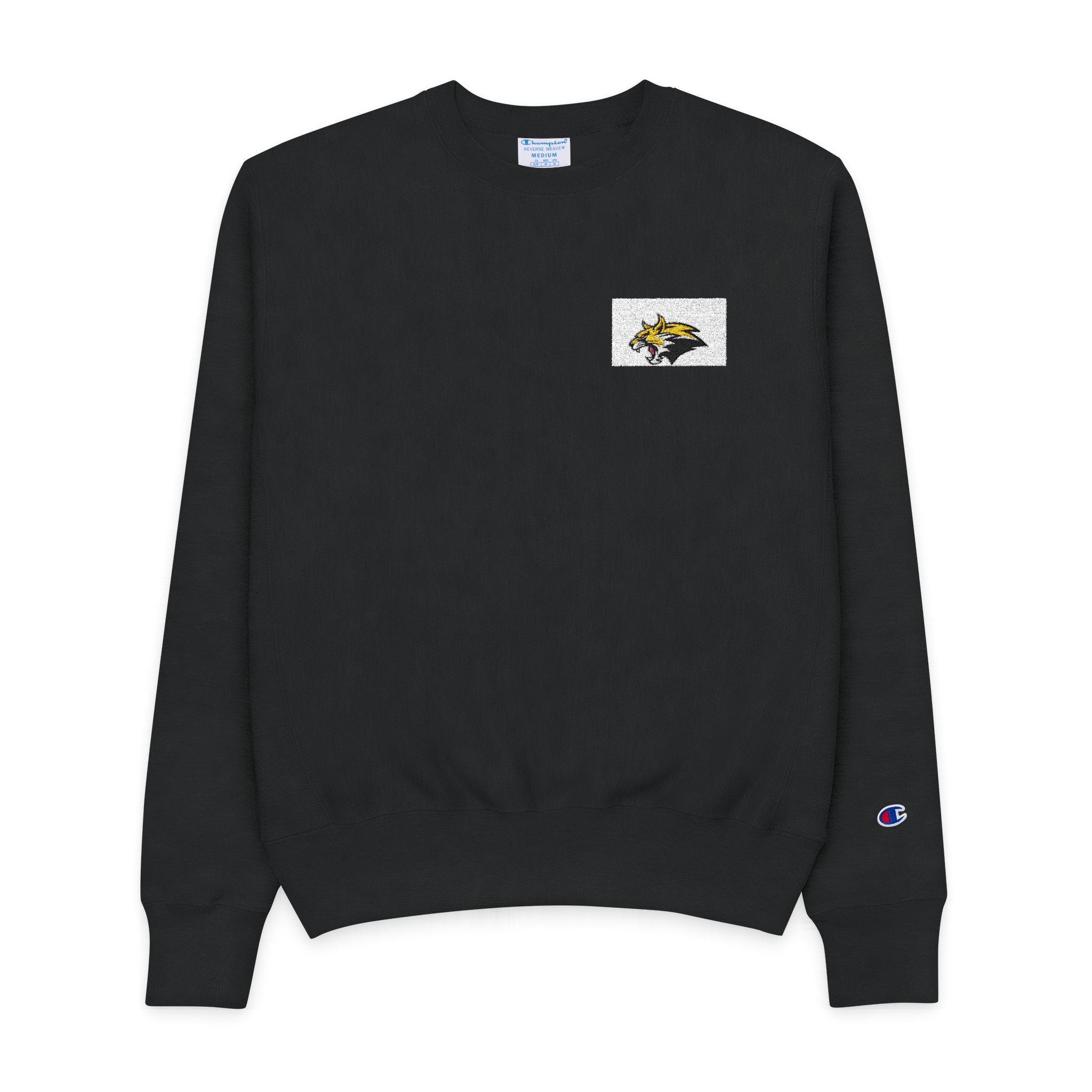 Champion Crewneck Sweatshirt - Vintage Bee Patch Chest Graphic