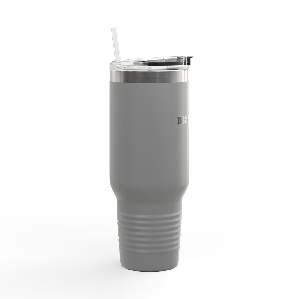 40oz Insulated Travel Mug — Durable Stainless Tumbler with Straw (Desforges)